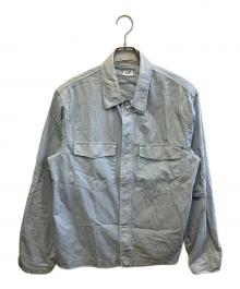 C.P COMPANY（シーピーカンパニー）の古着「MULTI POCKET COTTON NYLON JACKET」｜スカイブルー