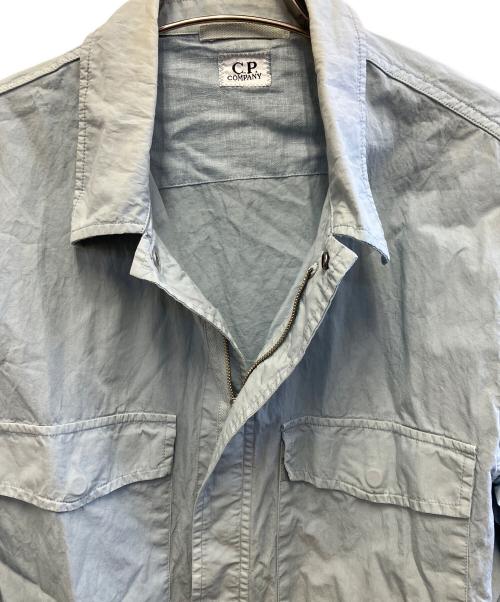 C.P COMPANY（シーピーカンパニー）C.P COMPANY (シーピーカンパニー) MULTI POCKET COTTON NYLON JACKET スカイブルー サイズ:４の古着・服飾アイテム