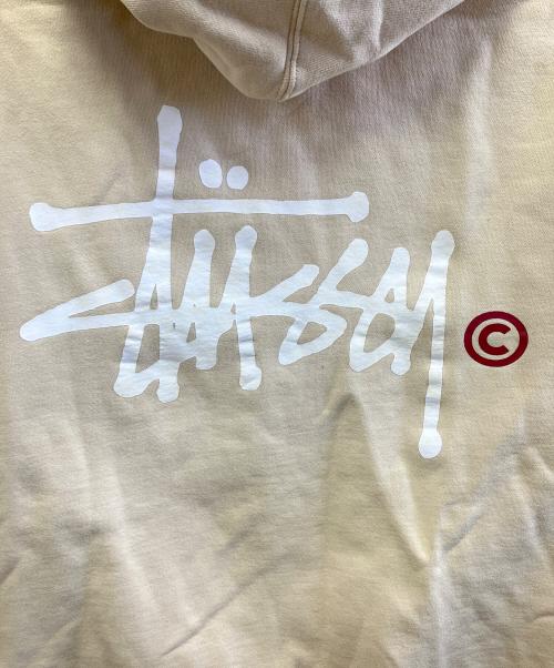 stussy（ステューシー）stussy (ステューシー) プルオーバーパーカー ベージュ サイズ:XLの古着・服飾アイテム