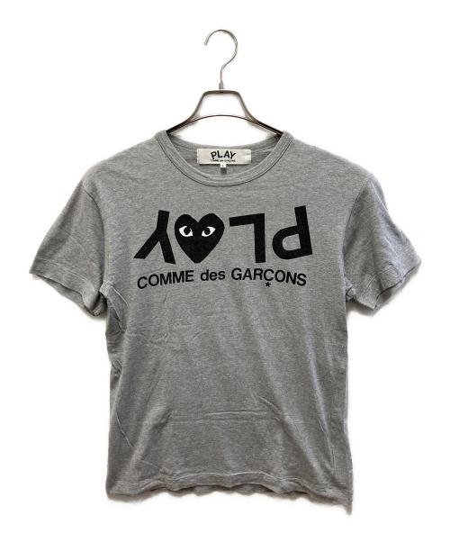 PLAY COMME des GARCONS（プレイコムデギャルソン）PLAY COMME des GARCONS (プレイコムデギャルソン) 半袖カットソー グレー サイズ:Lの古着・服飾アイテム
