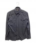RRLダブルアールエル）の古着「長袖シャツ」｜ブラック