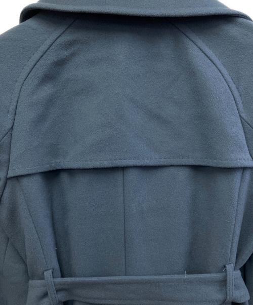 Paul Stuart（ポールスチュアート）Paul Stuart (ポールスチュアート) カシミヤ混ウールコート ブルー サイズ:8の古着・服飾アイテム
