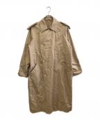 AURALEEオーラリー）の古着「WASHED FINX CUPRO TWILL LONG COAT」｜ブラウン