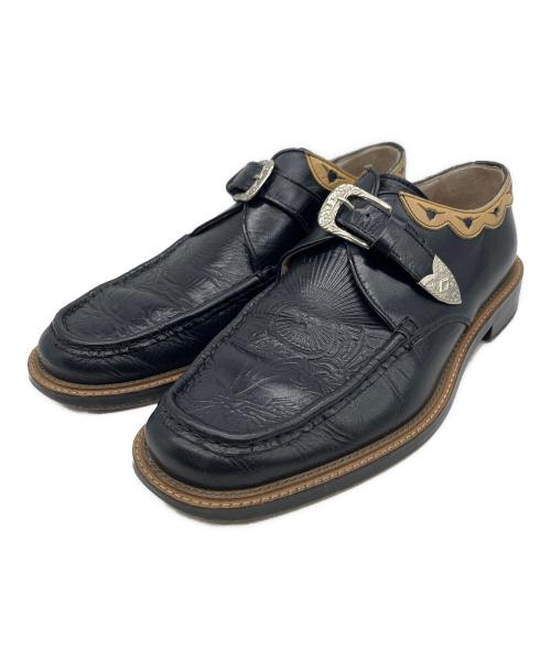 Dry Bones（ドライボーンズ）Dry bones (ドライボーンズ) モンクストラップシューズ ブラック サイズ:7 1/2の古着・服飾アイテム