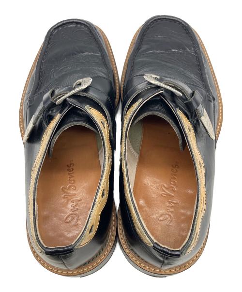 Dry Bones（ドライボーンズ）Dry bones (ドライボーンズ) モンクストラップシューズ ブラック サイズ:7 1/2の古着・服飾アイテム