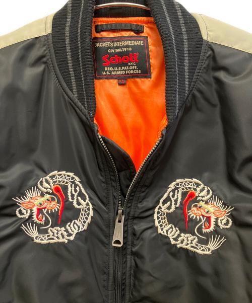 Schott（ショット）Schott (ショット) スタジャン ブラック サイズ:XSの古着・服飾アイテム