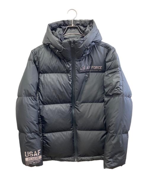 AVIREX（アヴィレックス）AVIREX (アヴィレックス) ダウンジャケット ブラック サイズ:Lの古着・服飾アイテム