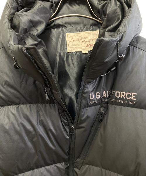 AVIREX（アヴィレックス）AVIREX (アヴィレックス) ダウンジャケット ブラック サイズ:Lの古着・服飾アイテム