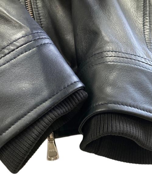 AKM（エーケーエム）AKM (エーケーエム) ライダースジャケット ブラック サイズ:JP Lの古着・服飾アイテム