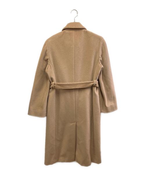 MaxMara（マックスマーラ）MaxMara (マックスマーラ) ウールコート ベージュ サイズ:J 42の古着・服飾アイテム