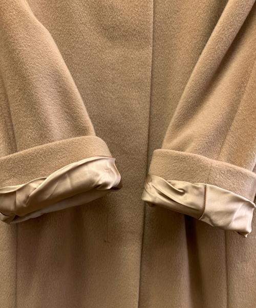 MaxMara（マックスマーラ）MaxMara (マックスマーラ) ウールコート ベージュ サイズ:J 42の古着・服飾アイテム