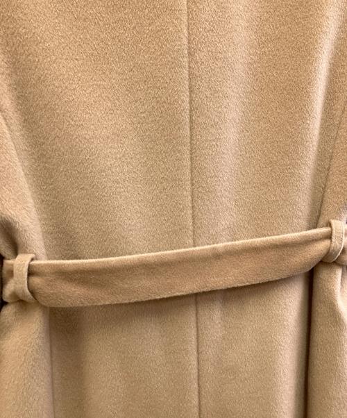 MaxMara（マックスマーラ）MaxMara (マックスマーラ) ウールコート ベージュ サイズ:J 42の古着・服飾アイテム