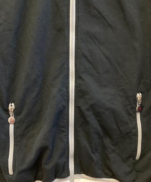 MONCLER（モンクレール）MONCLER (モンクレール) ハーフジップスウェット ブラック×グレー サイズ:Lの古着・服飾アイテム