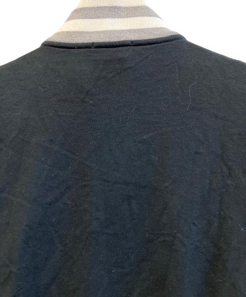MONCLER（モンクレール）MONCLER (モンクレール) ハーフジップスウェット ブラック×グレー サイズ:Lの古着・服飾アイテム