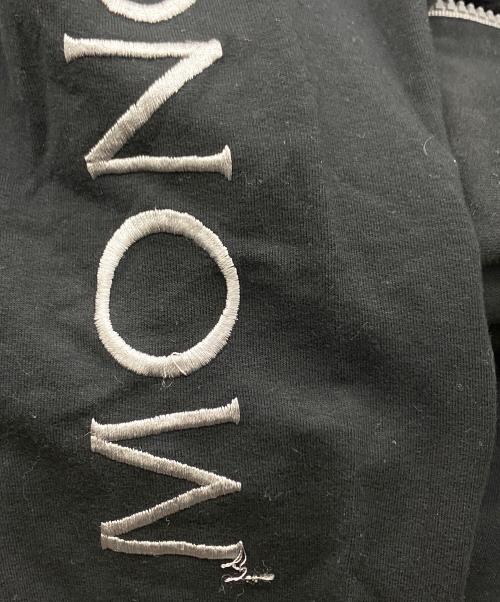 MONCLER（モンクレール）MONCLER (モンクレール) ハーフジップスウェット ブラック×グレー サイズ:Lの古着・服飾アイテム