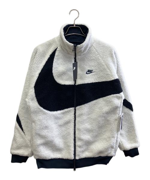 NIKE（ナイキ）NIKE (ナイキ) ボアジャケット ブラック×ホワイト サイズ:M 未使用品の古着・服飾アイテム