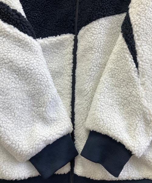 NIKE（ナイキ）NIKE (ナイキ) ボアジャケット ブラック×ホワイト サイズ:M 未使用品の古着・服飾アイテム