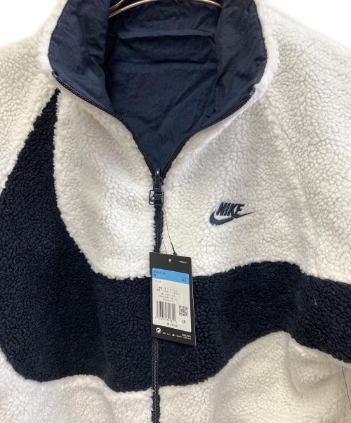 NIKE（ナイキ）NIKE (ナイキ) ボアジャケット ブラック×ホワイト サイズ:M 未使用品の古着・服飾アイテム