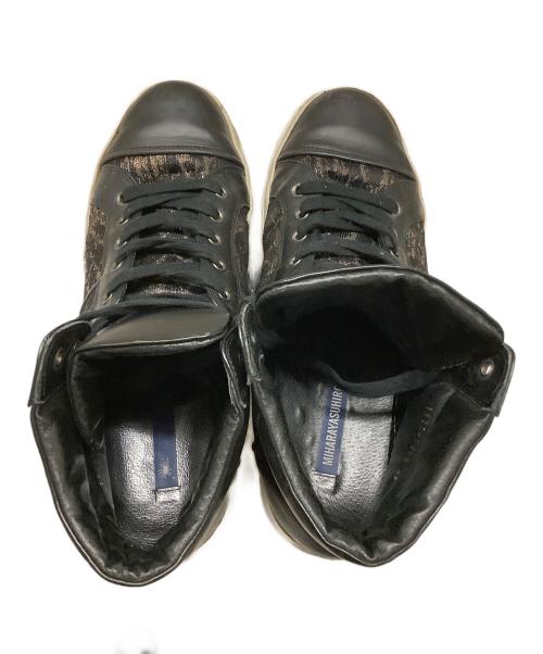 MIHARA YASUHIRO（ミハラヤスヒロ）MIHARA YASUHIRO (ミハラヤスヒロ) ハイカットスニーカー ブラック サイズ:42の古着・服飾アイテム