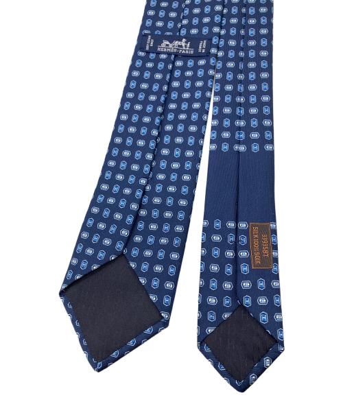 HERMES（エルメス）HERMES (エルメス) シルクネクタイ ブルー サイズ:不明の古着・服飾アイテム