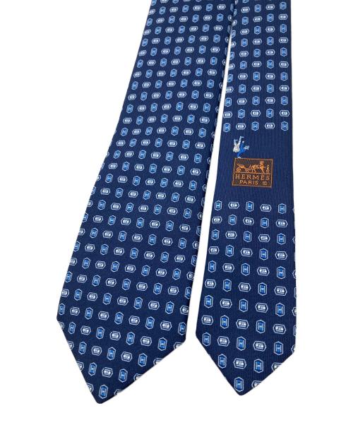 HERMES（エルメス）HERMES (エルメス) シルクネクタイ ブルー サイズ:不明の古着・服飾アイテム