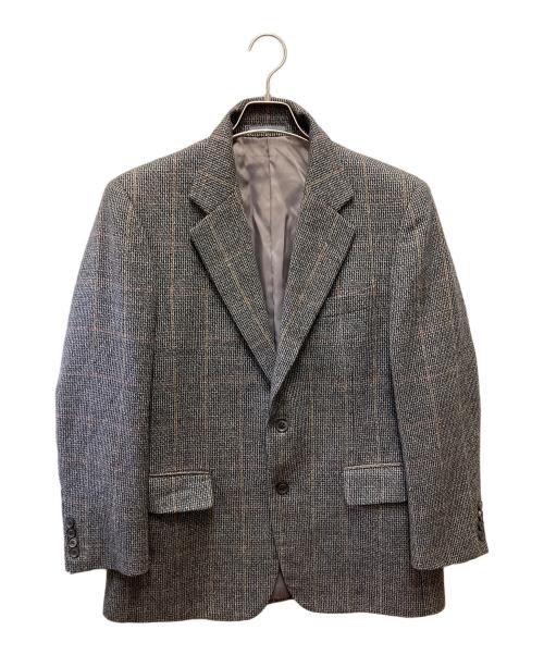 Burberry's（バーバリーズ）Burberry's (バーバリーズ) テーラードジャケット グレー×ブラウン サイズ:AB5の古着・服飾アイテム