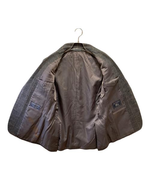 Burberry's（バーバリーズ）Burberry's (バーバリーズ) テーラードジャケット グレー×ブラウン サイズ:AB5の古着・服飾アイテム