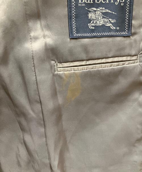Burberry's（バーバリーズ）Burberry's (バーバリーズ) テーラードジャケット グレー×ブラウン サイズ:AB5の古着・服飾アイテム