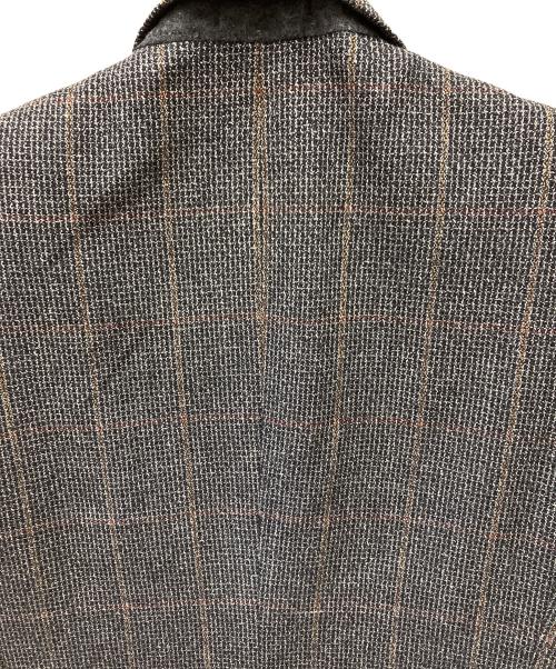 Burberry's（バーバリーズ）Burberry's (バーバリーズ) テーラードジャケット グレー×ブラウン サイズ:AB5の古着・服飾アイテム