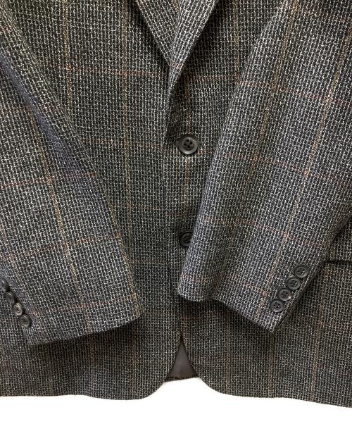 Burberry's（バーバリーズ）Burberry's (バーバリーズ) テーラードジャケット グレー×ブラウン サイズ:AB5の古着・服飾アイテム