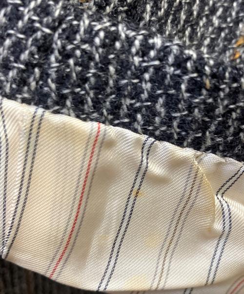 Burberry's（バーバリーズ）Burberry's (バーバリーズ) テーラードジャケット グレー×ブラウン サイズ:AB5の古着・服飾アイテム