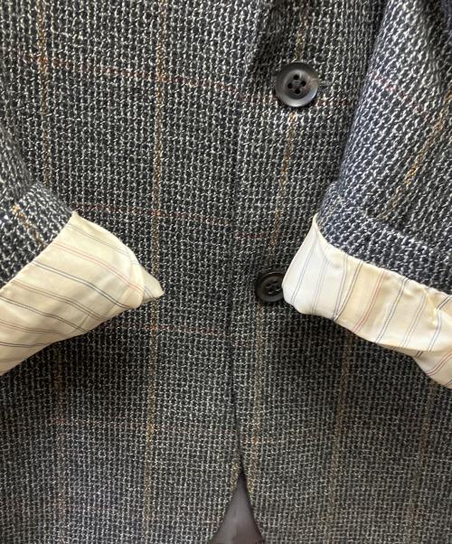 Burberry's（バーバリーズ）Burberry's (バーバリーズ) テーラードジャケット グレー×ブラウン サイズ:AB5の古着・服飾アイテム