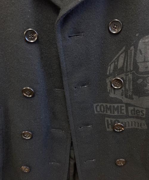 COMME des GARCONS HOMME PLUS（コムデギャルソンオムプリュス）COMME des GARCONS HOMME PLUS (コムデギャルソンオムプリュス) ウールコート ネイビー サイズ:Sの古着・服飾アイテム