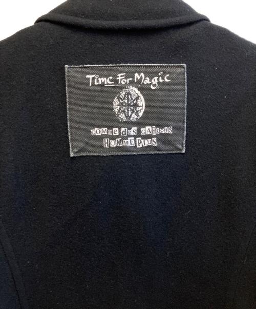 COMME des GARCONS HOMME PLUS（コムデギャルソンオムプリュス）COMME des GARCONS HOMME PLUS (コムデギャルソンオムプリュス) ウールコート ネイビー サイズ:Sの古着・服飾アイテム