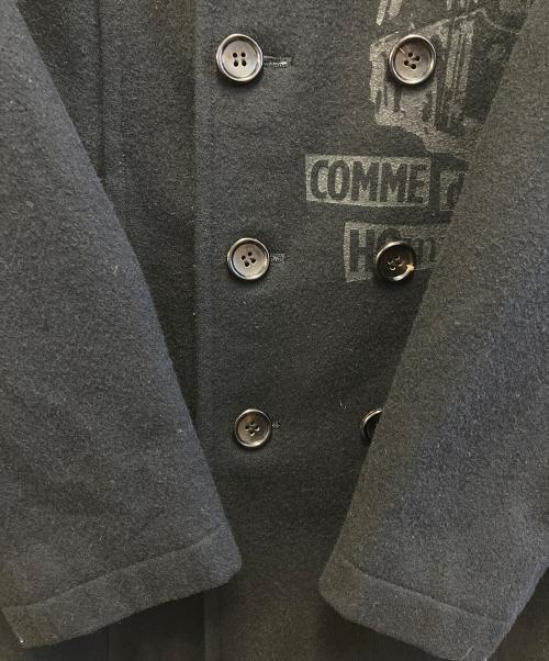 COMME des GARCONS HOMME PLUS（コムデギャルソンオムプリュス）COMME des GARCONS HOMME PLUS (コムデギャルソンオムプリュス) ウールコート ネイビー サイズ:Sの古着・服飾アイテム
