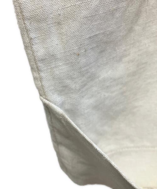 Vivienne Westwood（ヴィヴィアンウエストウッド）Vivienne Westwood (ヴィヴィアンウエストウッド) リネン混テーパードパンツ アイボリー サイズ:44の古着・服飾アイテム