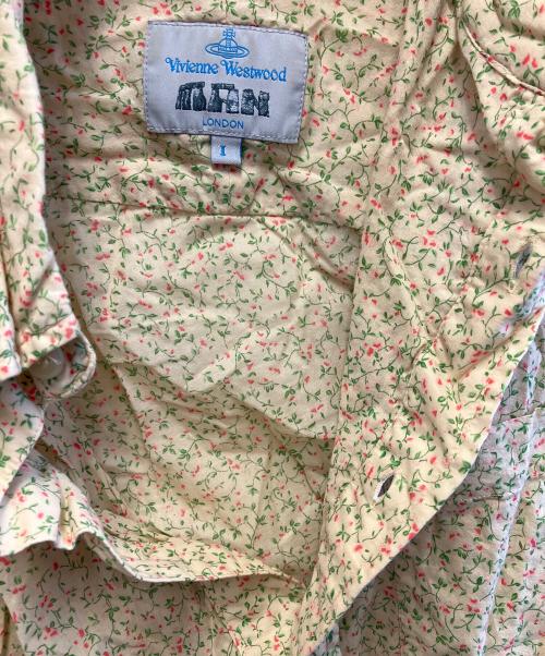 Vivienne Westwood（ヴィヴィアンウエストウッド）Vivienne Westwood (ヴィヴィアンウエストウッド) 長袖シャツ ベージュ×グリーン サイズ:Iの古着・服飾アイテム