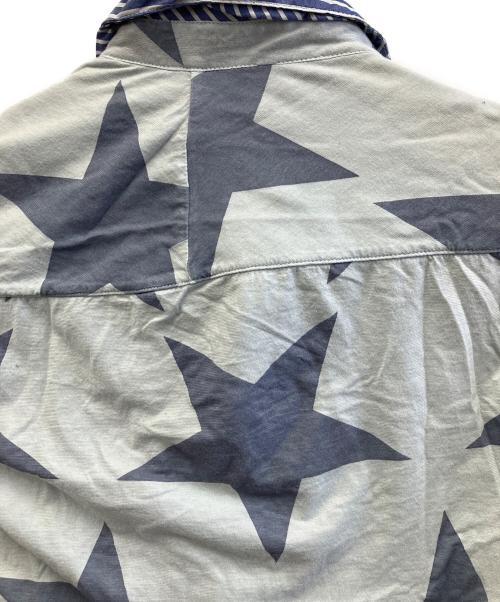 Vivienne Westwood（ヴィヴィアンウエストウッド）Vivienne Westwood (ヴィヴィアンウエストウッド) 長袖シャツ グレー×ネイビー サイズ:Sの古着・服飾アイテム