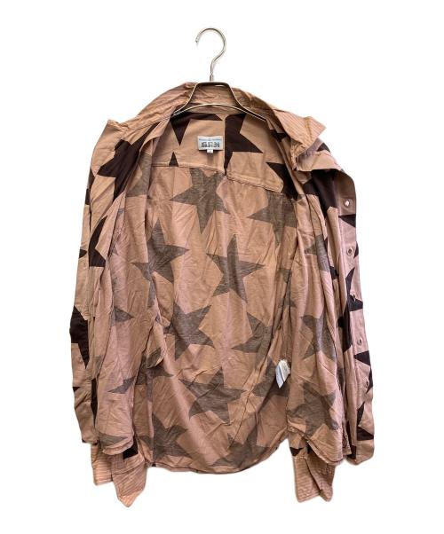 Vivienne Westwood（ヴィヴィアンウエストウッド）Vivienne Westwood (ヴィヴィアンウエストウッド) 長袖シャツ レッド×ブラウン サイズ:Sの古着・服飾アイテム