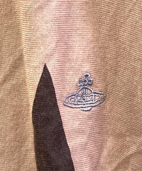 Vivienne Westwood（ヴィヴィアンウエストウッド）Vivienne Westwood (ヴィヴィアンウエストウッド) 長袖シャツ レッド×ブラウン サイズ:Sの古着・服飾アイテム