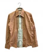 DRIES VAN NOTENドリスヴァンノッテン）の古着「長袖シャツ」｜ブラウン