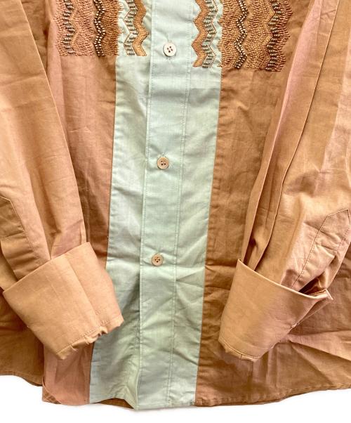 DRIES VAN NOTEN（ドリスヴァンノッテン）DRIES VAN NOTEN (ドリスヴァンノッテン) 長袖シャツ ブラウン サイズ:46の古着・服飾アイテム