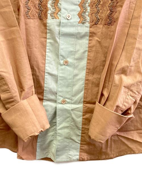 DRIES VAN NOTEN（ドリスヴァンノッテン）DRIES VAN NOTEN (ドリスヴァンノッテン) 長袖シャツ ブラウン サイズ:46の古着・服飾アイテム