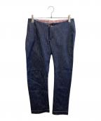 Vivienne Westwoodヴィヴィアンウエストウッド）の古着「デニムパンツ」｜インディゴ×ピンク