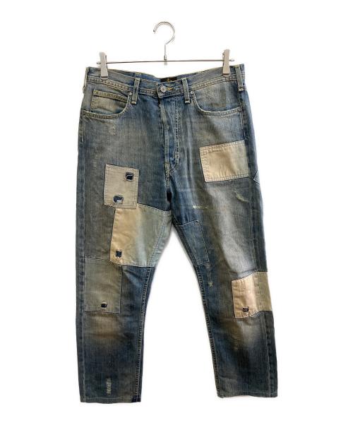 Vivienne Westwood（ヴィヴィアンウエストウッド）Vivienne Westwood (ヴィヴィアンウエストウッド) LEE (リー) パッチワークデニムパンツ インディゴ サイズ:W30 L34の古着・服飾アイテム