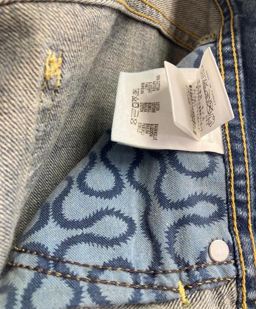 Vivienne Westwood（ヴィヴィアンウエストウッド）Vivienne Westwood (ヴィヴィアンウエストウッド) LEE (リー) パッチワークデニムパンツ インディゴ サイズ:W30 L34の古着・服飾アイテム