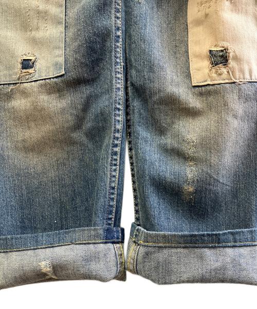 Vivienne Westwood（ヴィヴィアンウエストウッド）Vivienne Westwood (ヴィヴィアンウエストウッド) LEE (リー) パッチワークデニムパンツ インディゴ サイズ:W30 L34の古着・服飾アイテム