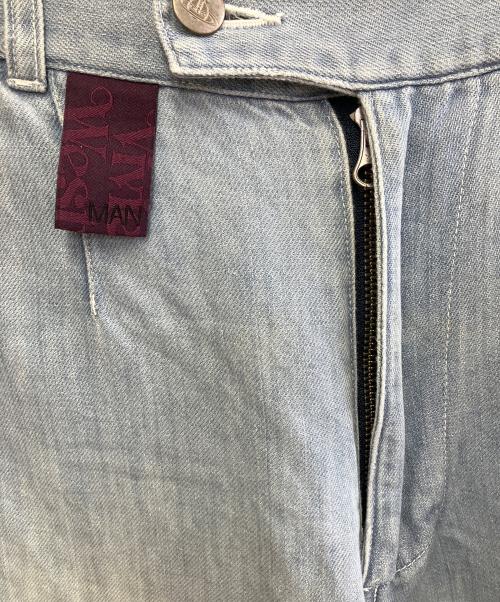 Vivienne Westwood（ヴィヴィアンウエストウッド）Vivienne Westwood (ヴィヴィアンウエストウッド) デニムパンツ スカイブルー サイズ:44の古着・服飾アイテム