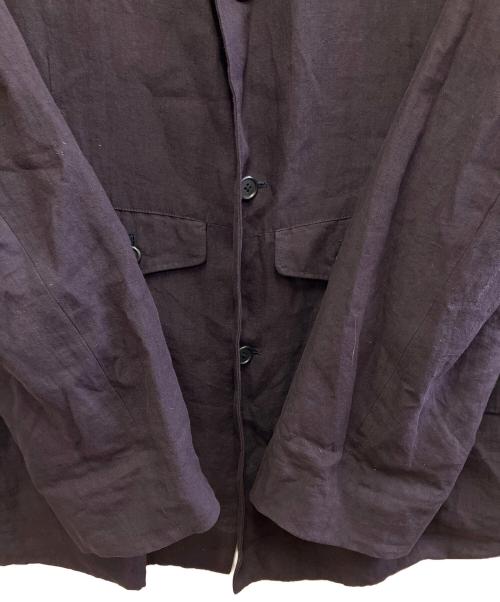 Yohji Yamamoto pour homme（ヨウジヤマモト プールオム）Yohji Yamamoto pour homme (ヨウジヤマモト プールオム) リネンコート パープル×グリーン サイズ:Mの古着・服飾アイテム