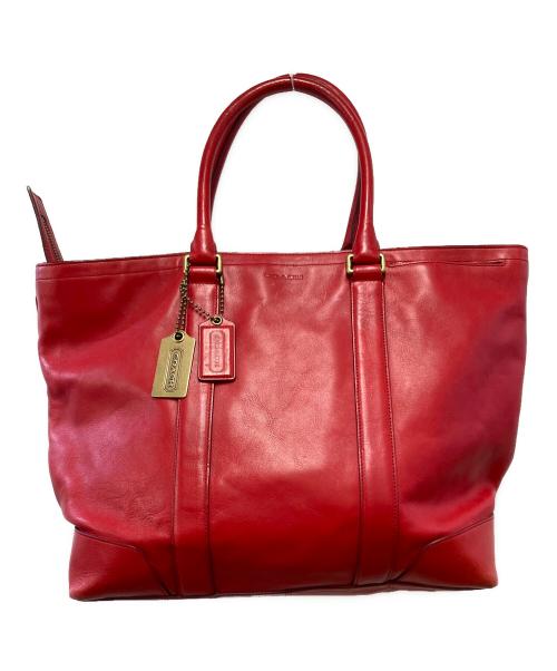 COACH（コーチ）COACH (コーチ) トートバッグ レッドの古着・服飾アイテム